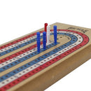 3 - Track Cribbage Board (Red/White/Blue) Board Games - New