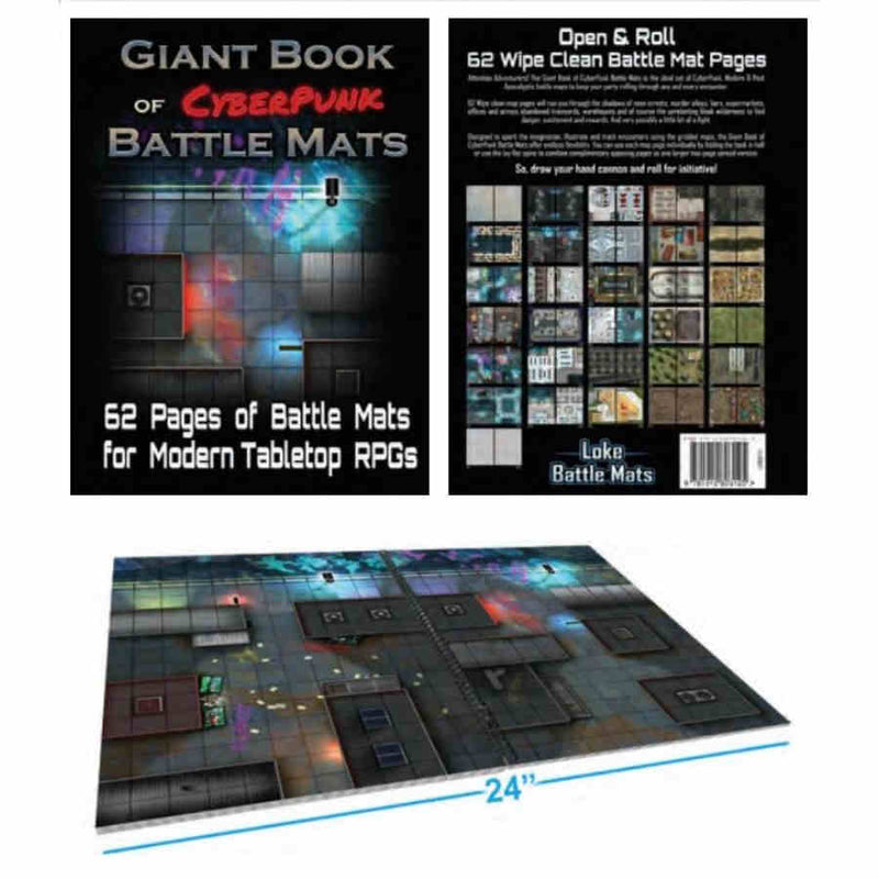 Giant Book of Cyberpunk Battle Mats