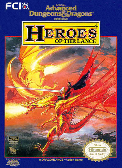 Advanced Dungeons & Dragons Heroes of the Lance (NES)