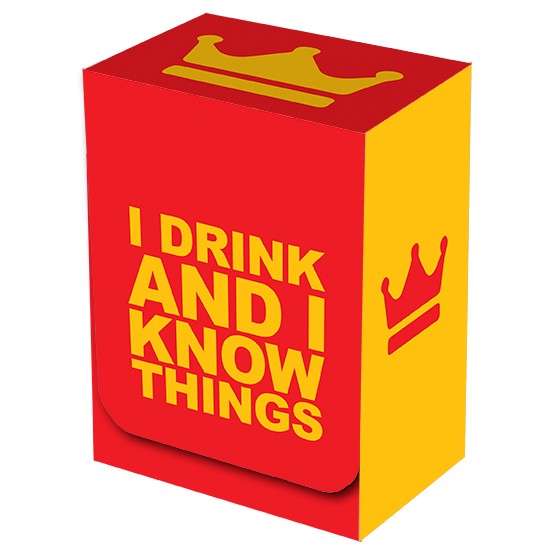 Legion Deck Box: I Drink/Know Things