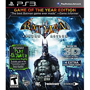 Batman: Arkham Asylum [Game of the Year Greatest Hits] (PS3)