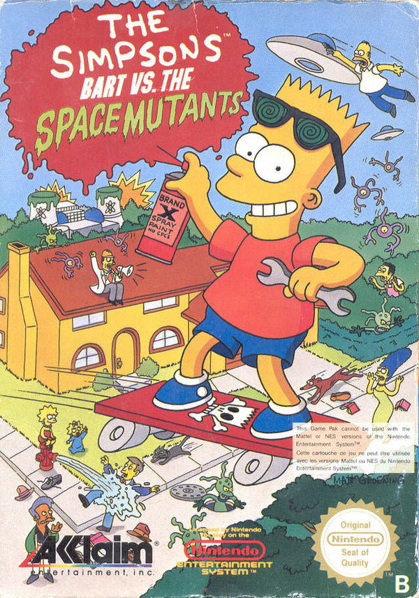 The Simpsons Bart vs the Space Mutants (NES)