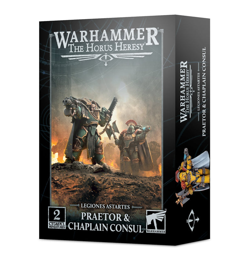 Warhammer Horus Heresy Legiones Astartes Praetor and Chaplain Consul