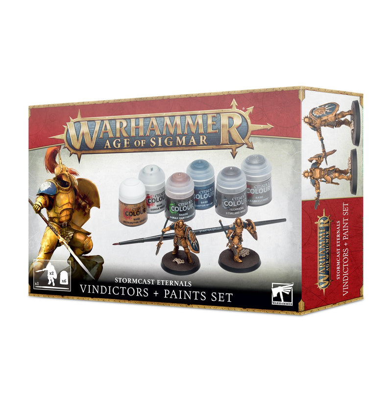 Warhammer Age of Sigmar Stormcast Eternals Vindicators & Paint Set