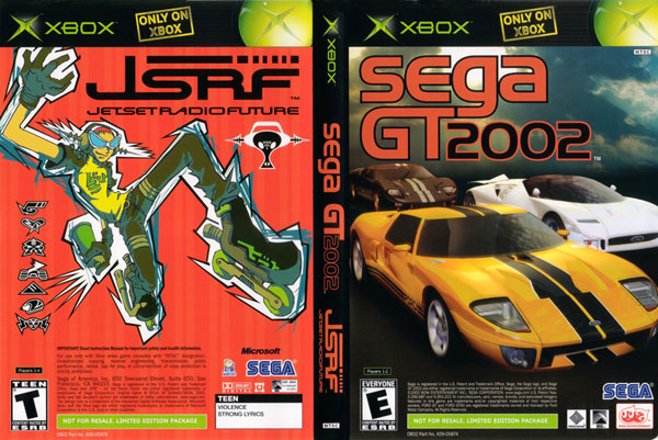 Sega GT 2002 & JSRF (XB)