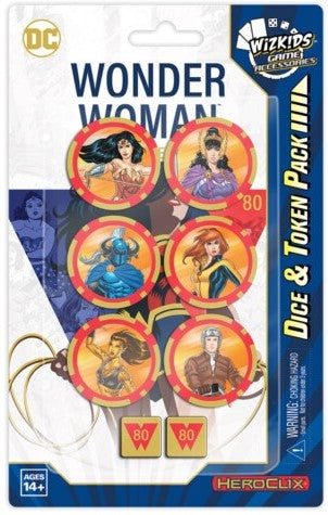 DC HeroClix: Wonder Woman 80th Anniversary Dice and Token Pack