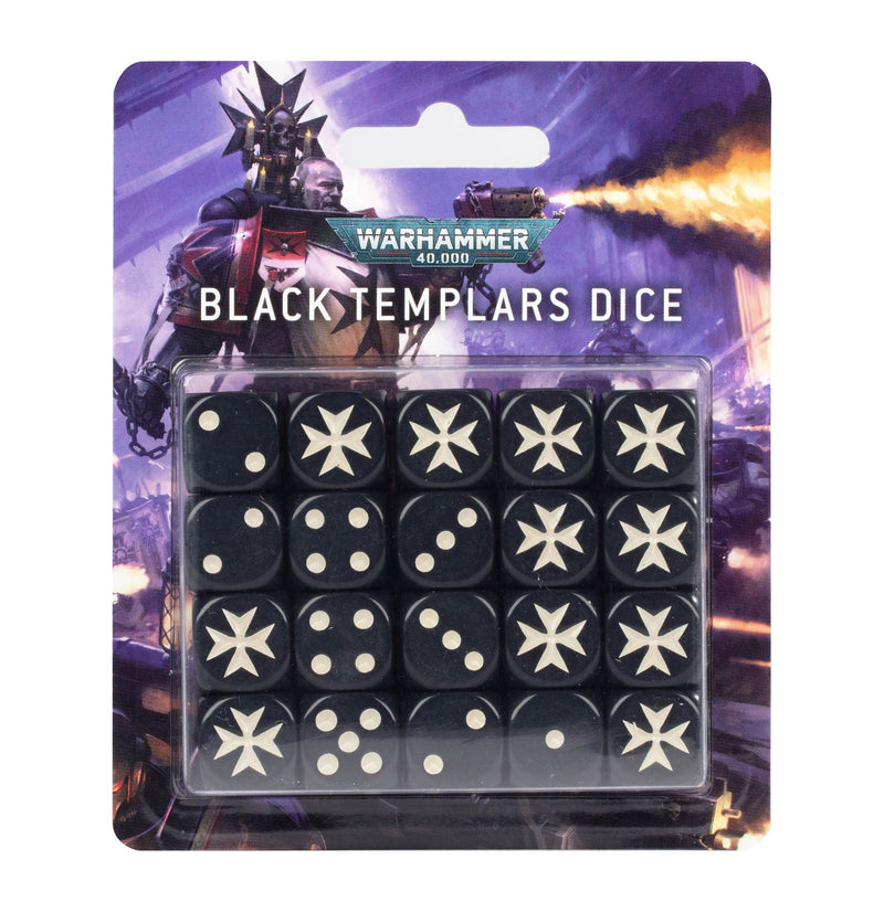 Warhammer 40K Black Templars Dice Set