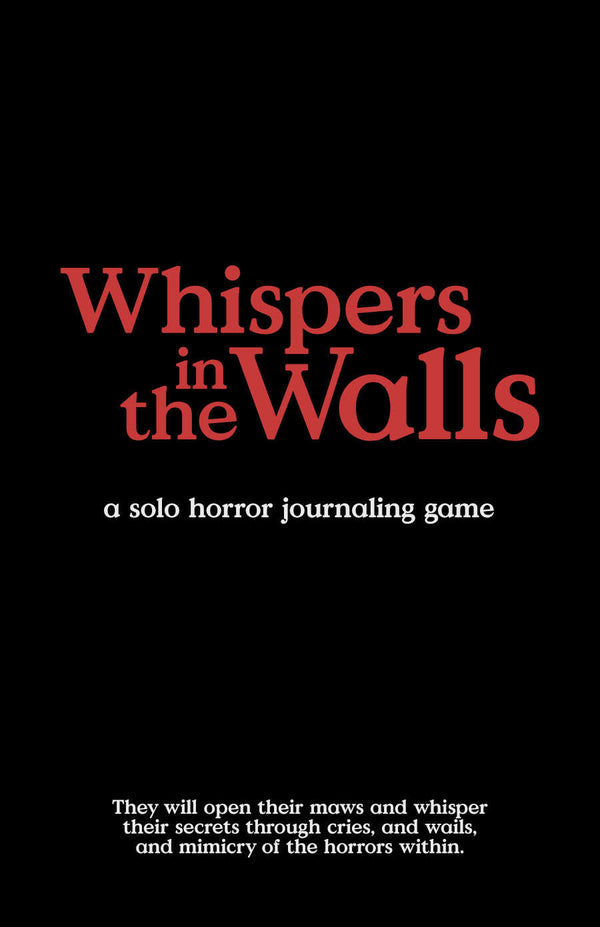 Whispers in the Walls RPG