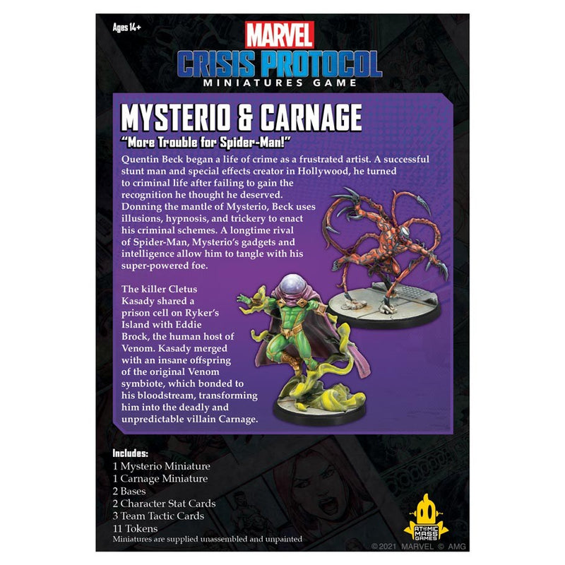 Marvel Crisis Protocol  Carnage and Mysterio