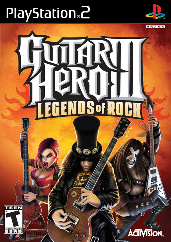 Guitar Hero III Legends of Rock - Game Only (PS2)