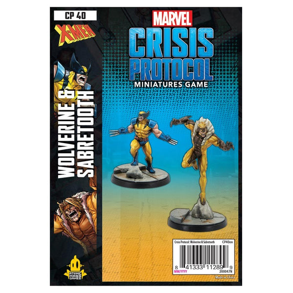 Marvel Crisis Protocol  Wolverine and Sabertooth Pack