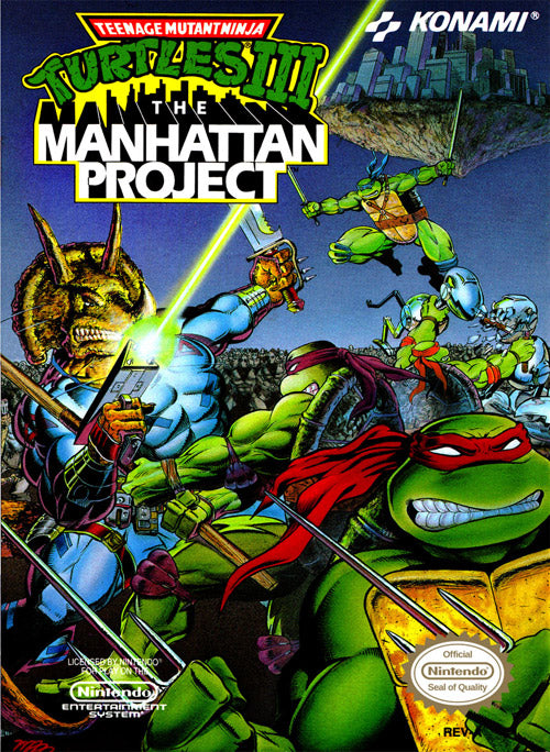 Teenage Mutant Ninja Turtles III The Manhattan Project (NES)