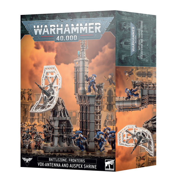 Warhammer 40K Battlezone Fronteris Vox-Antenna and Auspex Shrine