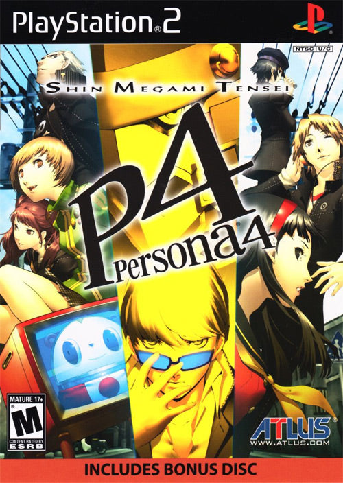 Shin Megami Tensi Persona 4 w/ Soundtrack CD (PS2 Collectible) New