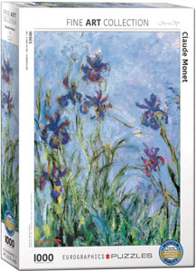 Puzzle: Irises by Monet (Detail)