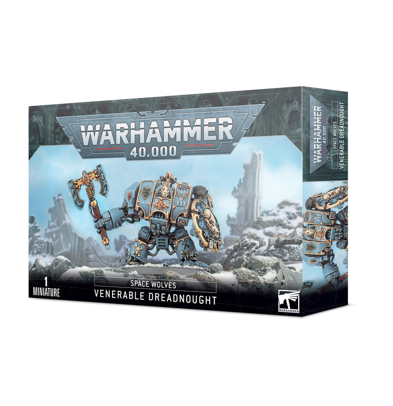 Warhammer 40K Space Wolves Venerable Dreadnought / Bjorn the FellHanded / Murderfang