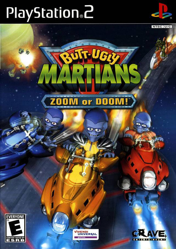 Butt Ugly Martians Zoom or Doom (PS2)