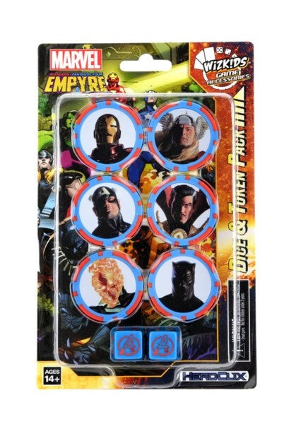 Marvel HeroClix Avengers Fantastic Four Empyre Dice & Token Pack