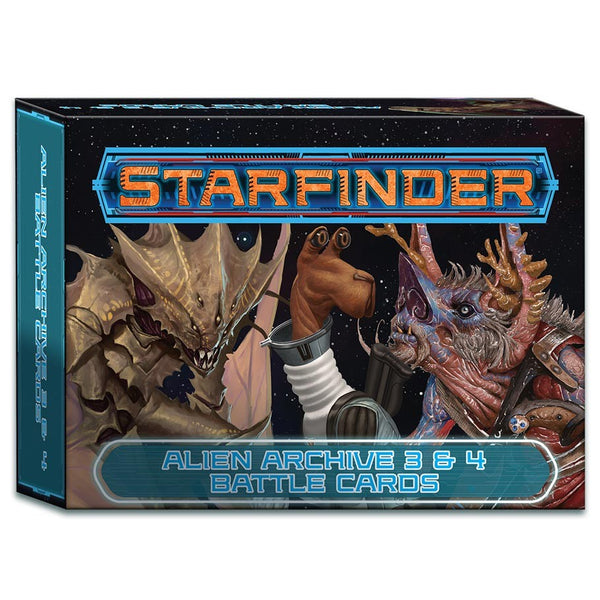 Starfinder RPG Alien Archive 3 &4 Battle Cards