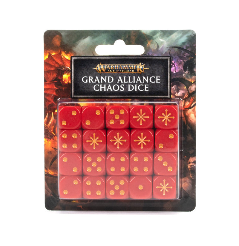 Warhammer Age of Sigmar Grand Alliance Chaos Dice Set