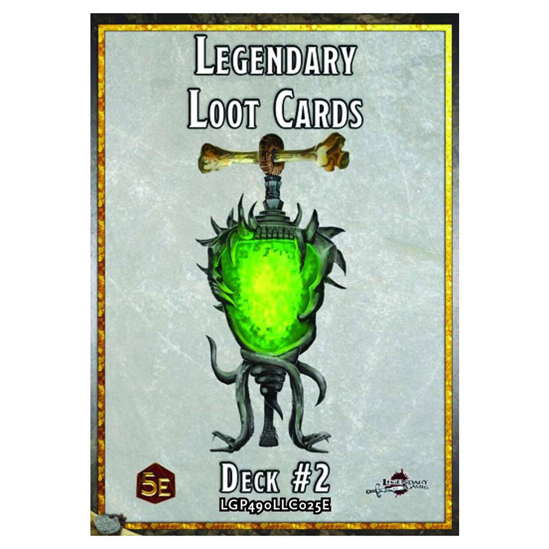 D&D 5e Legendary Loot Cards Deck 2