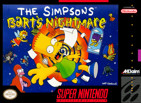 The Simpsons Bart's Nightmare (SNES)