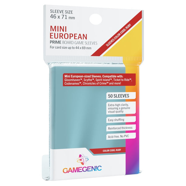 Gamegenic Prime Board Game Sleeves: Mini European