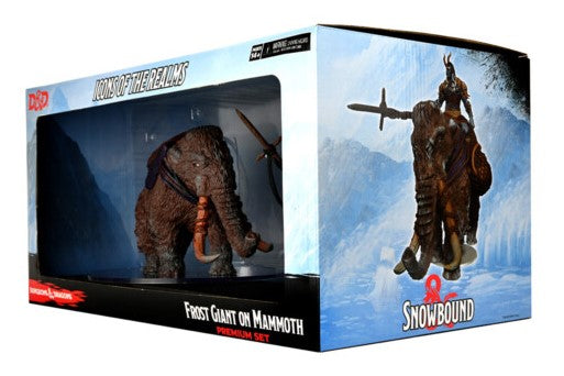D&D Icons of the Realm: Snowbound Frost Giant and Mammoth Premium Set