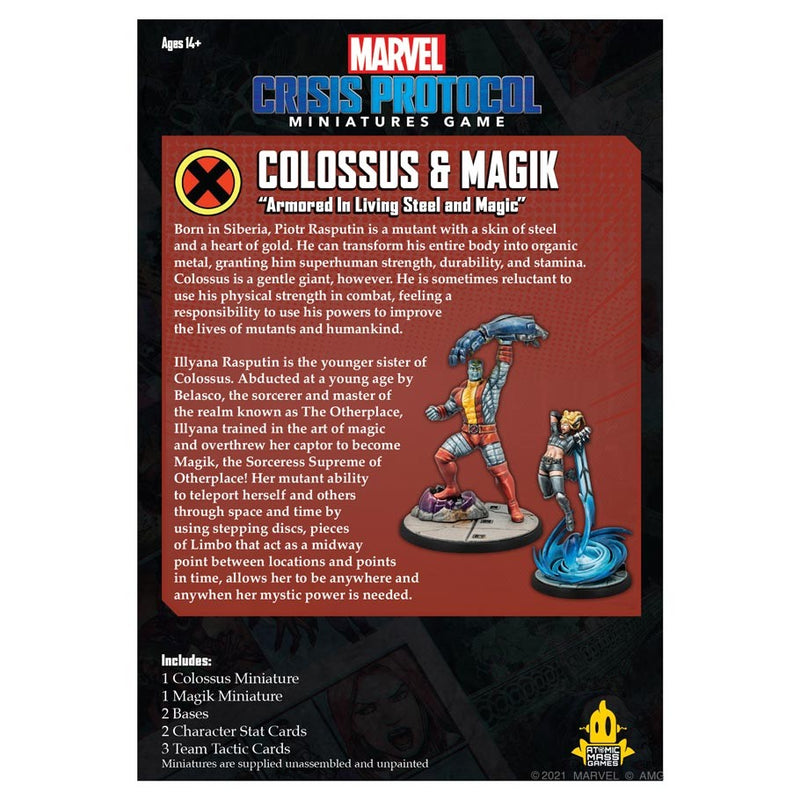 Marvel Crisis Protocol Colossus and Magik