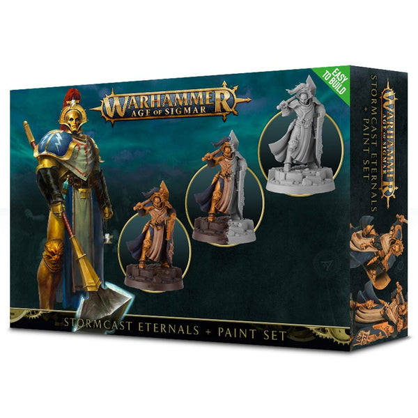 Warhammer Age of Sigmar Stormcast Eternals and Paint Set