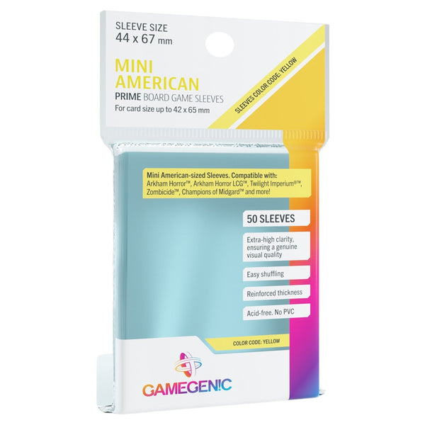 Gamegenic Prime Board Game Sleeves: Mini American