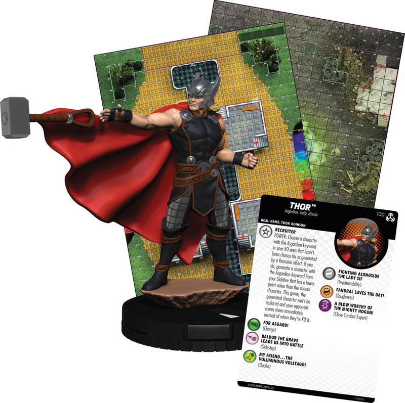 Marvel HeroClix Avengers War of the Realms Play at Home Kit