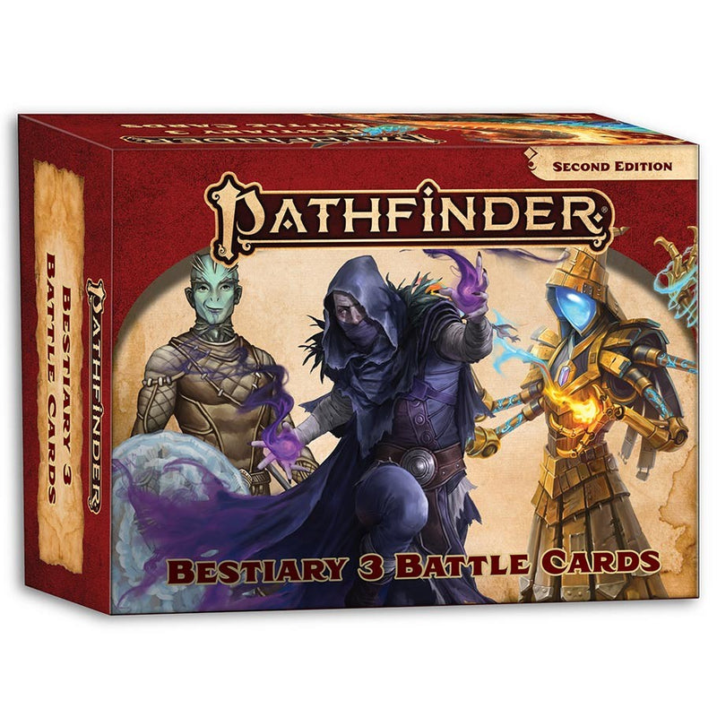 Pathfinder RPG 2nd Ed: Bestiary 3 Battle Cards