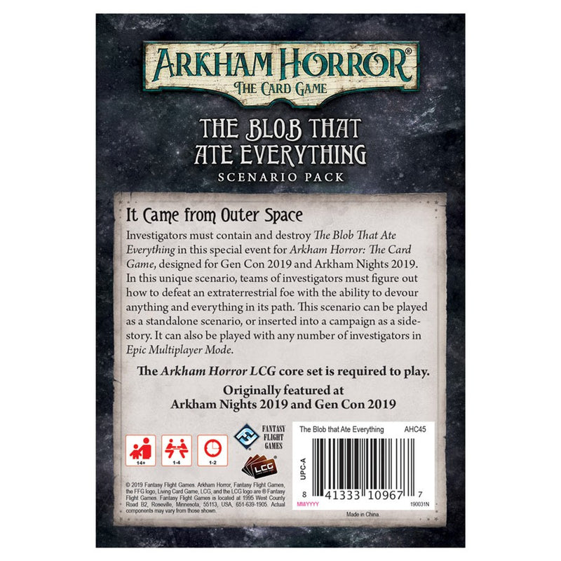 Arkham Horror LCG: The Blob That Ate Everything