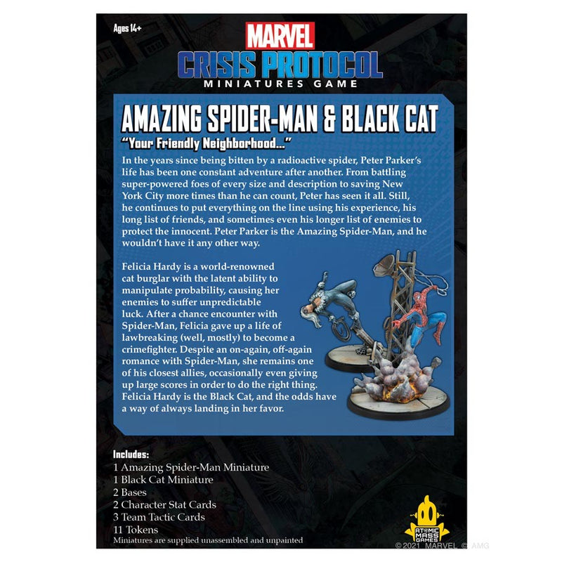 Marvel Crisis Protocol  SpiderMan and Black Cat