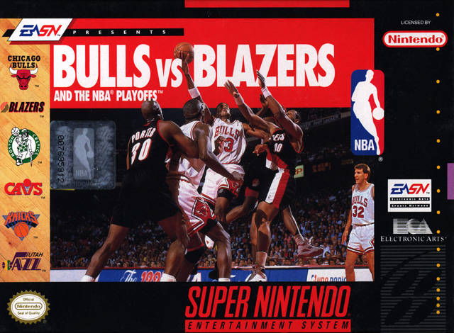 Bulls Vs Blazers and the NBA Playoffs (SNES)