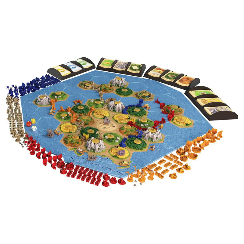Catan 3D Seafarers and Cities and Knights Expansion