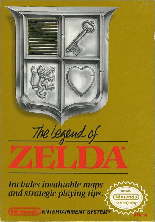 Legend of Zelda [Gold Cart] (NES)