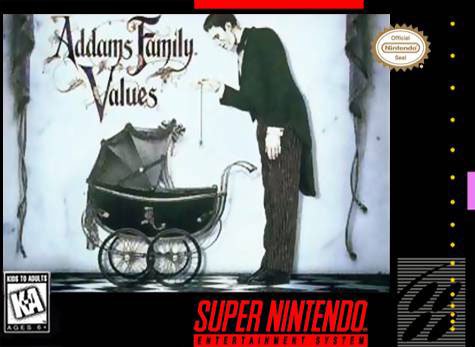 Addams Family Values (SNES) Video Games - Games - SNES