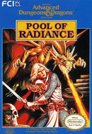 Advanced Dungeons & Dragons Pool of Radiance (NES) Video Games - Games - NES