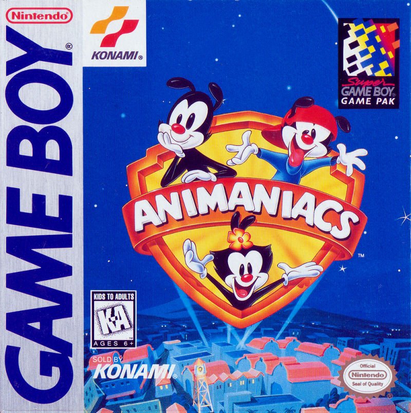 Animaniacs(GBC) Video Games - Games - GBC