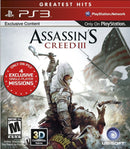 Assassin's Creed III [Greatest Hits] (PS3) Video Games - Games - PS3