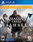 Assassin's Creed Valhalla Gold Steelbook Edition Video Games - Games - PS4