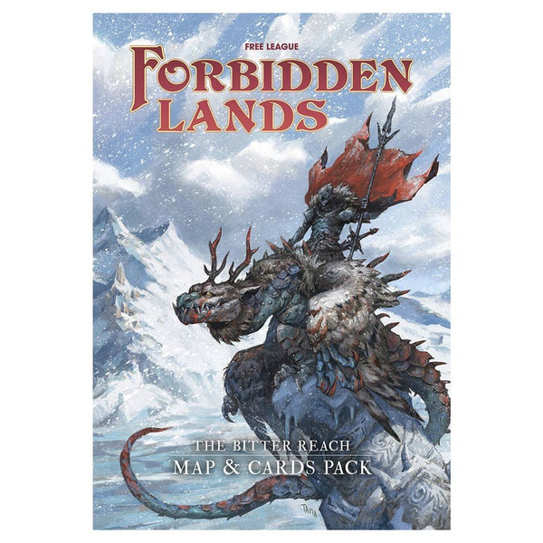 Forbidden Lands: Bitter Reach Map & Card