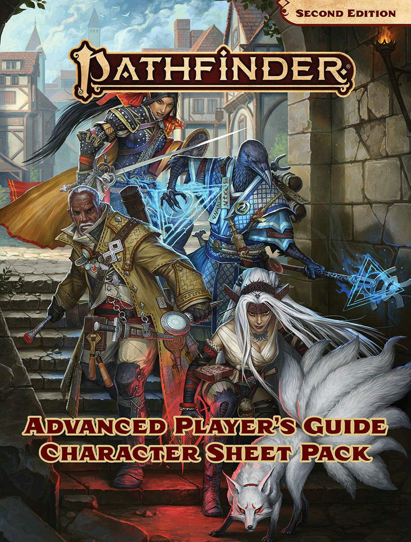 Pathfinder 2nd Ed: Advanced Player Guide Character Sheet Pack