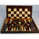Backgammon Woodgrain Decoupage 15" Board Board Games - New