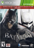 Batman: Arkham Asylum and Batman: Arkham City Dual Pack [Platinum Hits] (360) Video Games - Games - X360