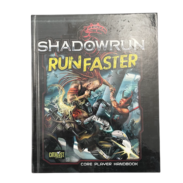 Shadowrun RPG Run Faster Core Player Handbook Hardback Pre-Owned