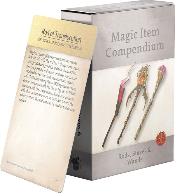 Magic Item Compendium: Rod, Staff, Wand