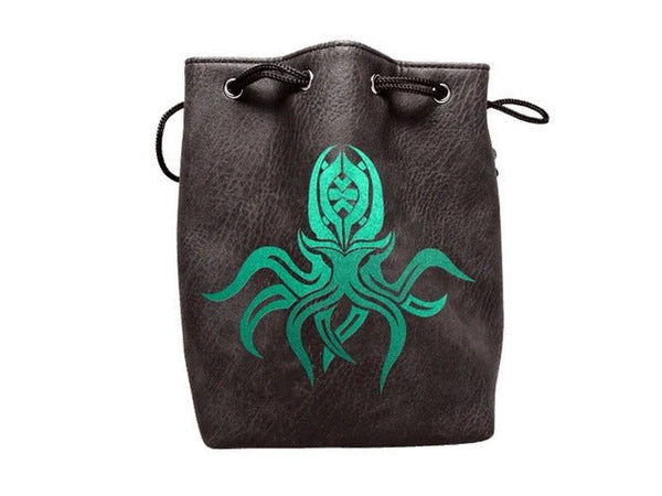 Black Leather Lite Dice Bag Accessories - Dice